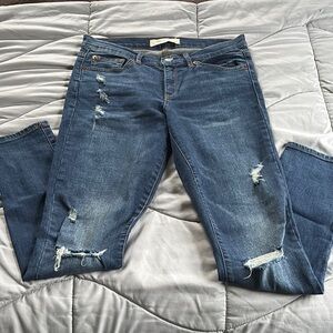 Distressed Blue Gap Women’s Jeans
